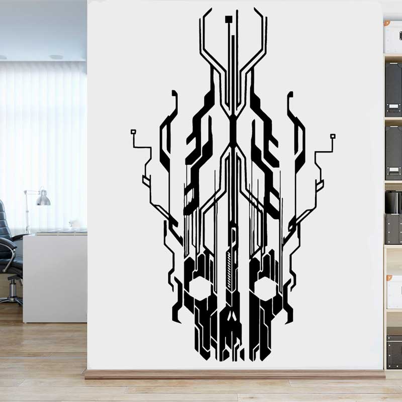 رقاقة دائرة التكنولوجيا الجمجم - مراجعة Tech Office Wall وسعره