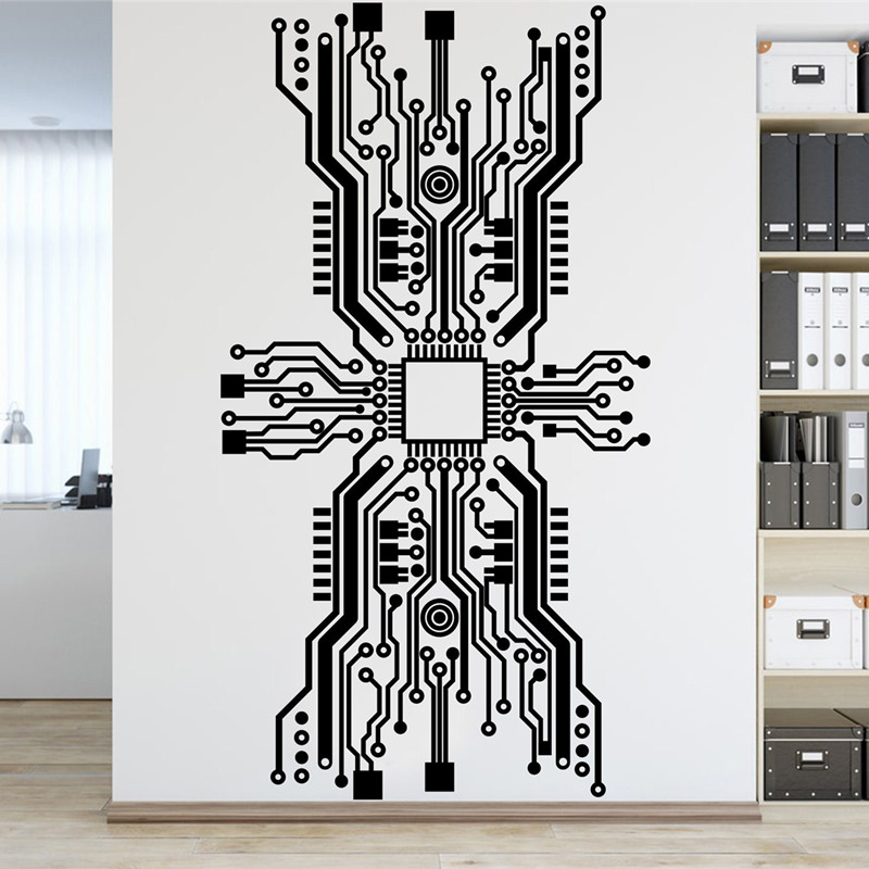 لوحة دوائر كهربائية رقاقة الجد - مراجعة Tech Office Wall وسعره